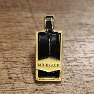Black Gold and Black Bottle Pin